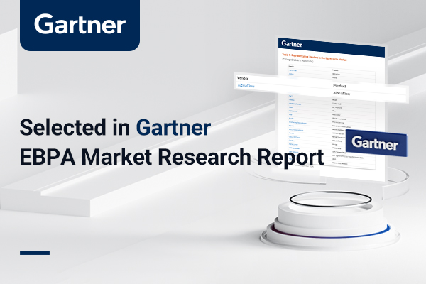 AlphaFlow Selected in Gartner EBPA Market Research Report