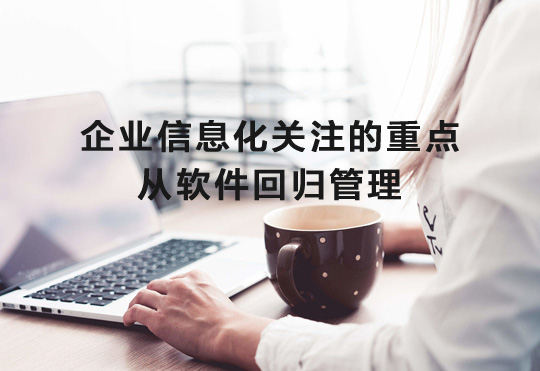 企業信息化關注的重點從軟件回歸管理