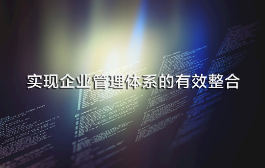 以流程管理為抓手實現企業管理體系的有效整合